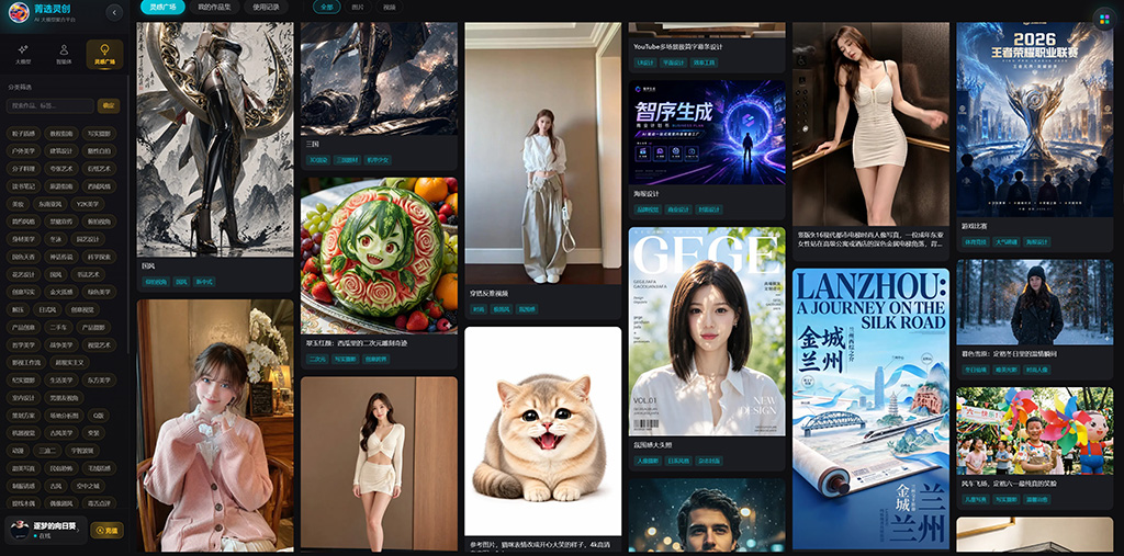 全自动一站式AIGC工业流水线运作示意图